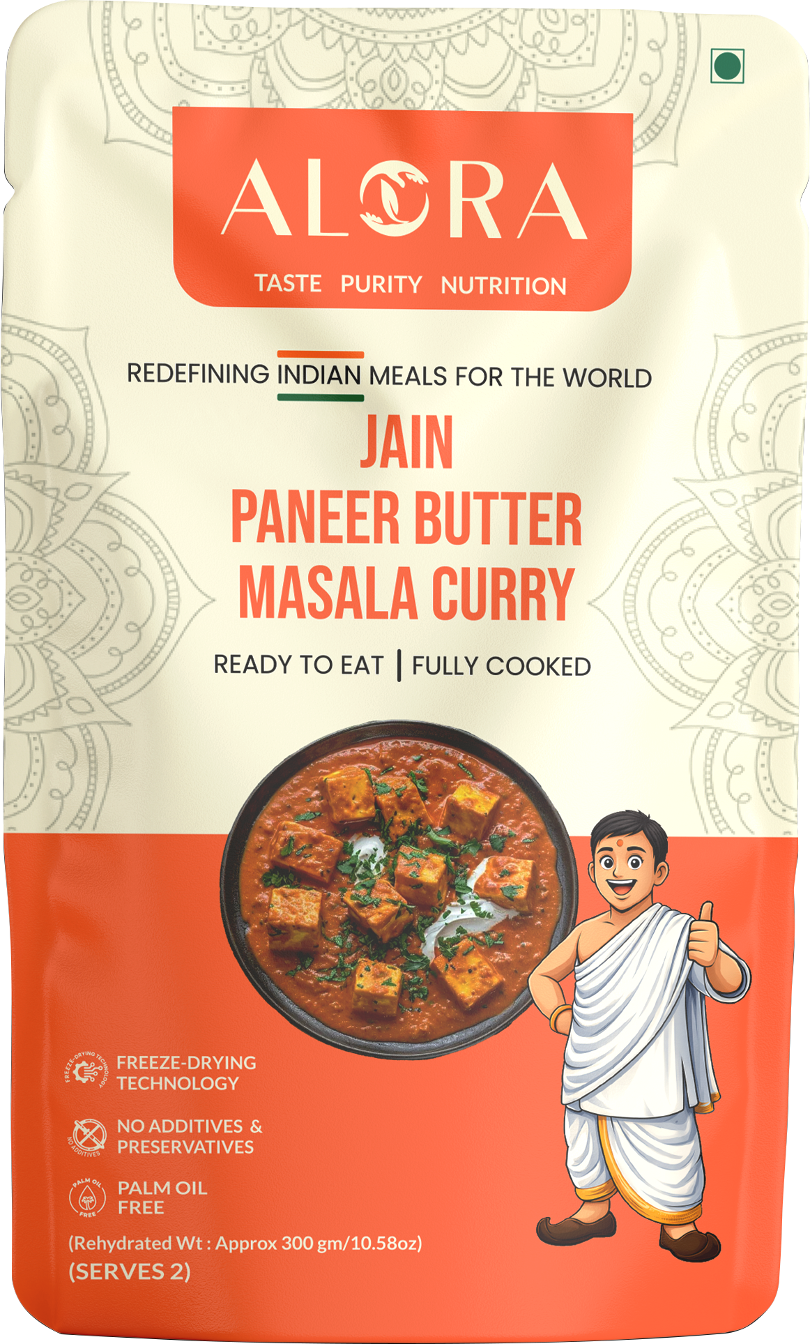 JAIN PANNER BUTTER MASALA CURRY (SERVES 2)