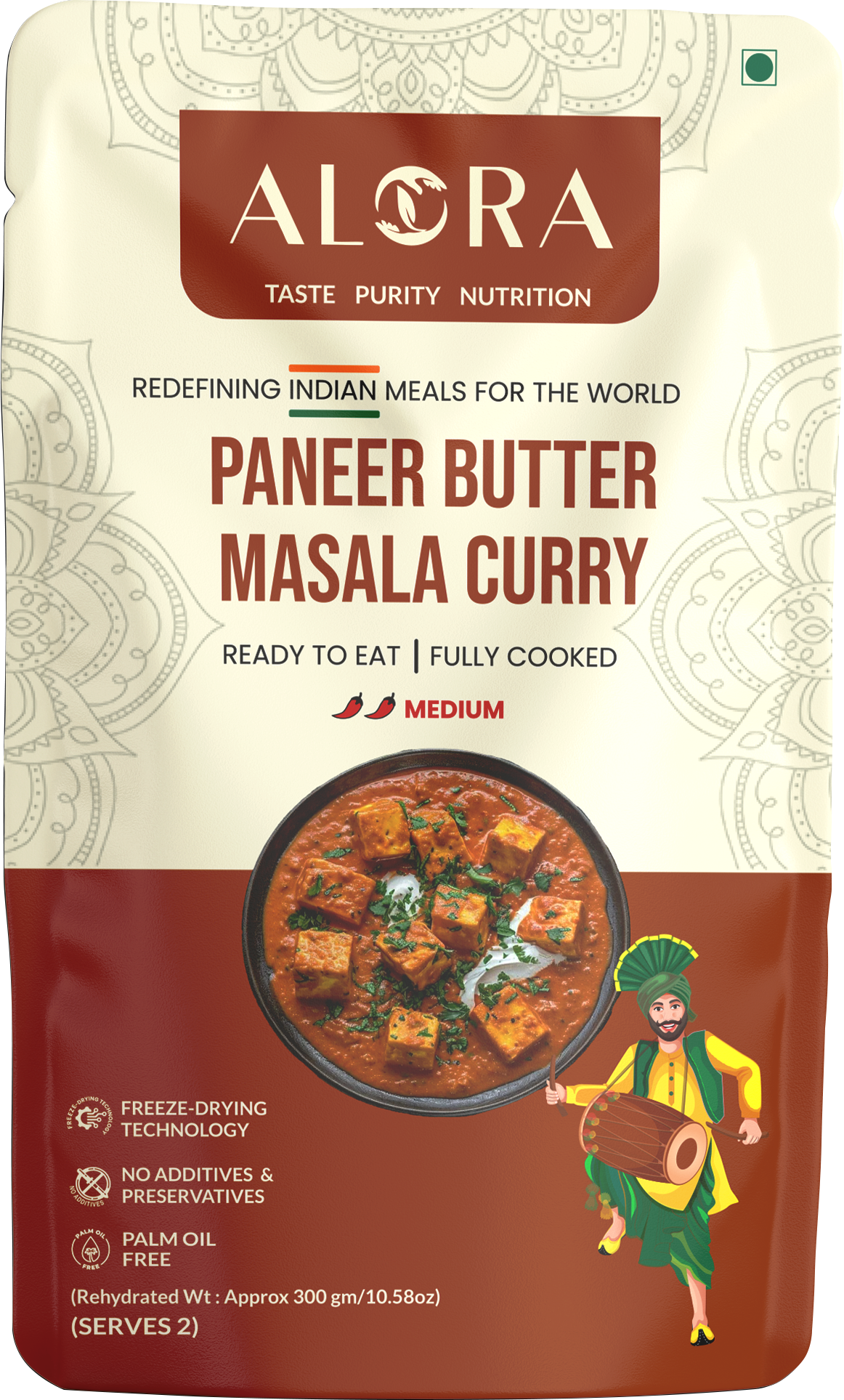 PANEER BUTTER MASALA CURRY (SERVES 2)