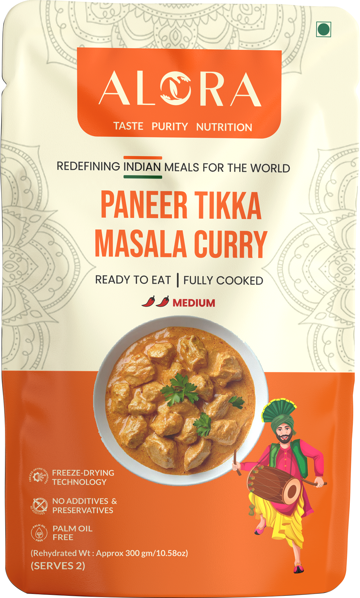 PANEER TIKKA MASALA CURRY (SERVES 2)